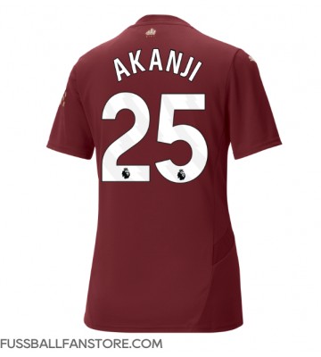 Manchester City Manuel Akanji #25 Replik 3rd trikot Damen 2024-25 Kurzarm